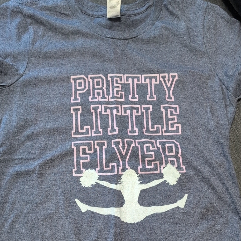 District Kids Pretty Little Flyer Tee - Blue and Pink